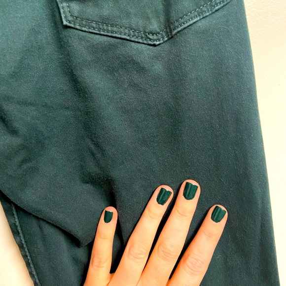 Levi's 710 Super Skinny Forest Green Cotton Blend Stretch Denim Jeans Size 28 - Picture 10 of 13